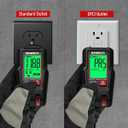 KAIWEETS GFCI Outlet Tester with LCD Display, 3-Prong Receptacle Wiring Detector, Voltage Socket Checker, Auto Hold, Electrical Diagnostic Tool for 120V AC Home Outlets
