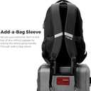 Swissdigital Design Laptop Backpack with USB Charging Port, Travel Backpack Fits 15.6 inches Computer, 31L College School Backpack for Men, Black | SD803