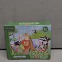 16PCS Mini Arctic Animals Figurines Toys, Winter Polar Animals Toys for Kids Include Polar Bear, Caribou, Orca, Wolf Figurines Cake Toppers Birthday Gifts for Preschool Kids