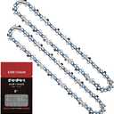Saker 6 Inch Mini Chainsaw Chain Replacement, 2 Pcs Chains for Saker Portable Electric Chainsaw Cordless, Wear-resistant and Durable, Fast and Smooth Sawing Chains for Pruning Shears and Wood Cutting