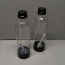 Philips Carbonating Bottles ADD910BKOQ/37, 1L Twin Pack Reusable PET Water Bottles Compatible Sparkling Water Maker, 2 Pack for ADD4902BKOQ/37, ADD4902WHOQ/37 and ADD4901GROQ/37, ADD4901BKOQ/37 (Black)