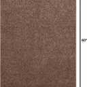 Bright House Solid Color Area Rugs Brown - 3' x 5' Rectangle, Indoor, Stain & Fade Resistant, Perfect for Living Room, Bedroom, Dining Room, Entryway, Doorway, Pet & Kids Friendly Rug, Wedding