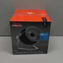 Vornado Pivot3 Compact Air Circulator Fan with Pivoting Axis, 3 Speed Settings, Removable Grill for Cleaning, Perfect for Home, Office, Dorm Use, Black