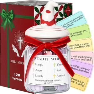 2 x Bible Verse Jar - Easter Basket Stuffers, Birthday Gifts for Women, Christian Easter,Daily Encouragement, Teacher Appreciation Gift, Graduations Gifts For Her