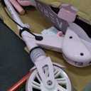 AERO MOBILITY Two-Wheel Kick Scooter for Kids 5-8 with Dynamic RGB Lights, A1-Purple Pink (hand brake)