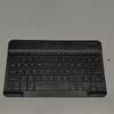 Ultra-Slim Bluetooth Keyboard Portable Mini Wireless Keyboard Rechargeable for Apple iPad iPhone Samsung Tablet Phone Smartphone iPadOS iOS Android (10 inch Black)