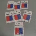 7 x Jacen  Birthday Candles, Blue/Orange