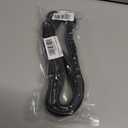 Double Handle Dog Leash - Heavy Duty, 4-6FT Reflective Tactical Leash with 2 Padded Handles, Shock Absorbing Bungee, Car Seatbelt & Easy Snap Hook, for Large, Medium & Small Dogs (Black)