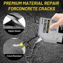 Concrete Crack Filler, Cement Crack Filler Outdoor, Waterproof Repair Sealant, Quick-Drying Sealing Adhesive, for Driveway, Walkway, Patio, Joint
