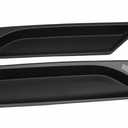 Door Handle Pocket Interior, Smooth Black, Pair