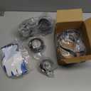 BMW 11287589365 4Pcs Serpentine Belt & Tensioner Kit w/ Pulley 530i 540i X5 X6