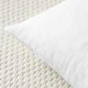 OTOSTAR Linen Throw Pillow Covers Set of 2 Decorative Square Pillowcases Cushion Covers 20x20 Inch for Home Decor Sofa Bedroom Car 50 x 50 CM Pure White