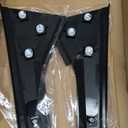 NewYall Rear Driver and Passenger Side C Pillar Garnish Molding Trim Cover Black Gloss for Honda Accord 2018-2022 