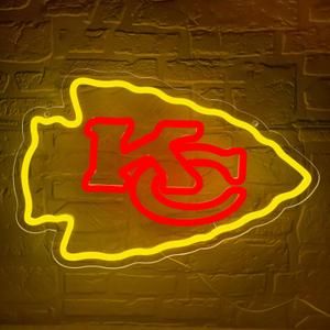 Football Neon Sign for Wall Decor Football Neon Light for Man Cave or Garage Birthday Gifts for Men with Dimmable Rugby Team Logo Light Up Sign for Bar Dorm Party Game Room Size 16.1*10.6In(ZYLD058)