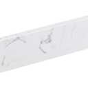 30 in. W x 4 in. H Engineered Stone Backsplash for Bathroom Vanity Sink Top in Carrara White