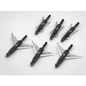 100 Grain Crossbow Broadhead for Hunting, 2.0' Blade Chisel Tip 6 Pack Screw on Arrow Tips - Mechanical Spring Slide Blade Archery Broadheads 100 Grain Crossbow Broadhead for Hunting, 2.0' Blade Chisel Tip 6 Pack Screw on Arrow Tips - Mechanical Spring Slide Blade Archery Broadheads