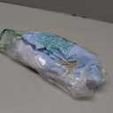 GORGLITTER Women's Strapless Bandeau Swimsuits High Waisted Bandeau Bikini Sets Beach Sarong Coverup Skirts Bathing Suits (Medium, Blue)