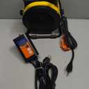 Greenhouse Heater with Thermostat, Outdoor Heaters for Patio, 3 Modes for PTC Ceramic Fast Heating, Overheat Protection, IPX4 Waterproof for Greenhouse, Grow Tents, Patio, Yellow-Black