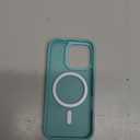 SUPFINE Magnetic for iPhone 16 Pro Case (Compatible with MagSafe) (Military Grade Drop Protection) Slim Translucent Matte Shockproof with Anti-Fingerprint Phone Case, Blue Green