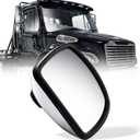 for Freightliner M2 Wide Angle Chrome Door Mirror With Heating and Defrosting - Lower Mirror for 2004-2016 Truck, Universal Left/Driver and Right/Passenger Side
