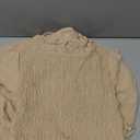 Ferrendo Women's 2025 Spring Fall Midi Dress Casual Long Sleeve Crew Neck Smocked Tiered Long Flowy Dresses with Pockets, Size M