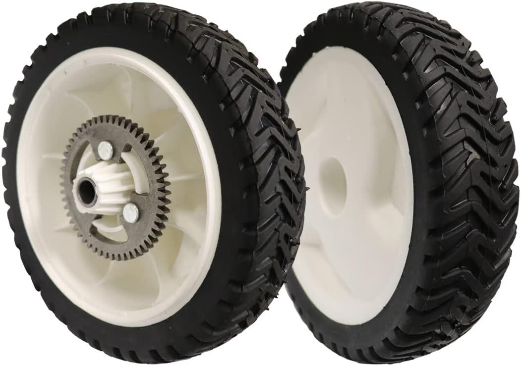 105-3036 Rear Drive Wheel Gear Assembly Replacement for Toro 105-3024 105-3025 Recycler Lawn Mower Rear 8" Wheels (Pack of 2)
