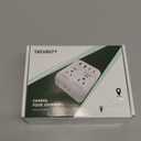 2000W Voltage Converter US to Europe for Hair Dryers, 7-in-1 220V to 110V Converter for European Travel with 3 AC/2 USBA/2 USBC Ports (PD20W), Universal Travel Adapter with Type C G Plug (White)