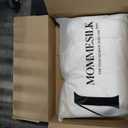 Mommesilk Silk Comforter/Duvet/Quilt, 100% Natural Long Strand Silk, Cool for Summer, Machine Washable, Weight 1kg King 92''x104'', White