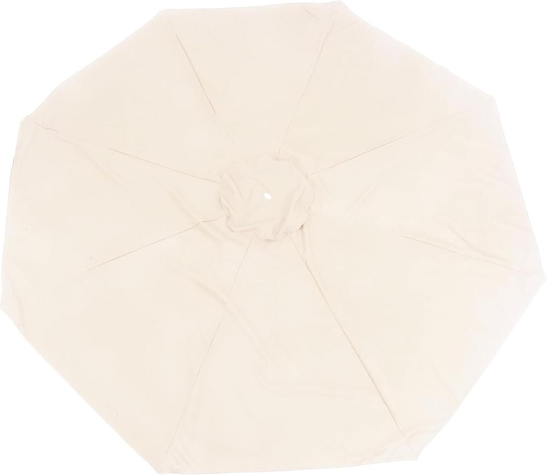 Milisten Patio Umbrella Replacement Canopy Canopy for Outdoor Use Stylish and Cover for Patios Beaches Easy Installation