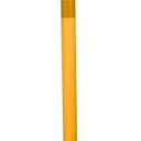 Cortina Delineator Post, Yellow, HDPE, 36 in