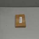 2 x HARFINGTON Car Key Chain Ring Clip Small Leather Keychain Key Fob Key Fob Accessory with Keyrings for Home Car Keys (Silver Tone Brown)