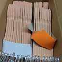 Amazon Basics Kids Space Saving Velvet Non-Slip Clothes Hangers with Shoulder Notches for Infant and Toddler, 11.6", Blush, 50-Pack