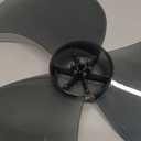 16 Inch Plastic Fan Blade With 3 Leaves And Nut Cover, For Pedestal Or Table Fans Easy to Install and Clean(black)