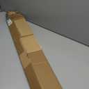 Umbra Loop Curtain Rod for Window, Black Curtain Rod, Durable, 42-120 inches, Matte Black