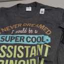 Assistant Principal Gift Funny Appreciation T-Shirt (M, Dark Heather Gray)