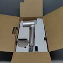 Shark HD120BRN Blow Dryer HyperAIR Fast-Drying with IQ 2-in-1 Concentrator, Styling Brush, and Curl-Defining Deep Diffuser Attachments, Ionic, No Heat Damage, for All Hair Types, Stone