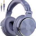 OneOdio Wired Over Ear Headphones Studio Monitor & Mixing DJ Stereo Headsets with 50mm Neodymium Drivers and 1/4 to 3.5mm Jack for AMP Computer Recording Podcast Keyboard Guitar Laptop - Light Blue