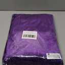 LHJ Unisex Full Length Hooded Robe Cloak Long Velvet Cape Cosplay Costume (Purple)