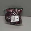 Jeneoo Set of 2 Comfy Soft Thick Velvet Throw Pillow Covers for Sofa Couch Decorative Solid Square Cushion Cases for Bedroom Car (18 x 18 Inches, Burgundy Red)