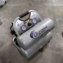 California Air Tools 4610ALFC 1.0 HP Ultra Quiet and Oil-Free Air Compressor, 4.6 Gallon Aluminum Twin Tank, 60 dBA Noise Level, Lightweight, Portable, Industrial Series, Silver