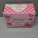 Valentines Gift Cards for Kids Classroom, 24 Packs Valentine's Day Plush Bears Stuffed Animal Mini Plush Toys with Heart Cards, Girls Boys Valentine Gifts Party Favors Classroom School Exchange Prize