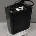 Lerat Electric Space Heater, Small Heater for Indoor Use, 1200W PTC Fast Heating Portable Heater, Overheat & Tip-Over Protection, Heating & Fan Modes for Bedroom, Office, Camping, Black