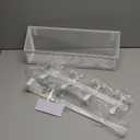 Kaiferty Over The Door Hooks Organizer, Coat Rack Over The Door Storage Hanger Towel Rack, Back of Door Storage Organizer for Bathroom,Bedroom,Kitchen,Office (White, 2-Tier)