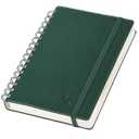 POPRUN 2026 Daily Planner One Page per Day (Medium 6'' x 8.5'') - 12 Months Calendar Appointment Book with Hourly Slots, Inner Pocket, Monthly Tabs, Pen Holder - Forest Green