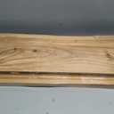 32" Live Edge Floating Shelves, Solid Elm Wood Shelf, Set of 2, 32"L, 2-Pack