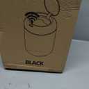 Motion Sensor Bathroom Trash Can with Lid, 3 Gallon / 11L Automatic Bathroom Garbage Can, Smart Black Garbage Can, Touchless Trash Bin, Small Waste Basket for Bedroom, Kitchen, Apartment,Office