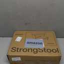 StrongTek Bamboo Two Step Stool for Adults and Kids, Bed Stepstool with Anti-Slip Bottom, Heavy Duty for Kitchen, Bathroom, Bedside Step Stool, Wooden Step Stairs 350 lbs Capacity