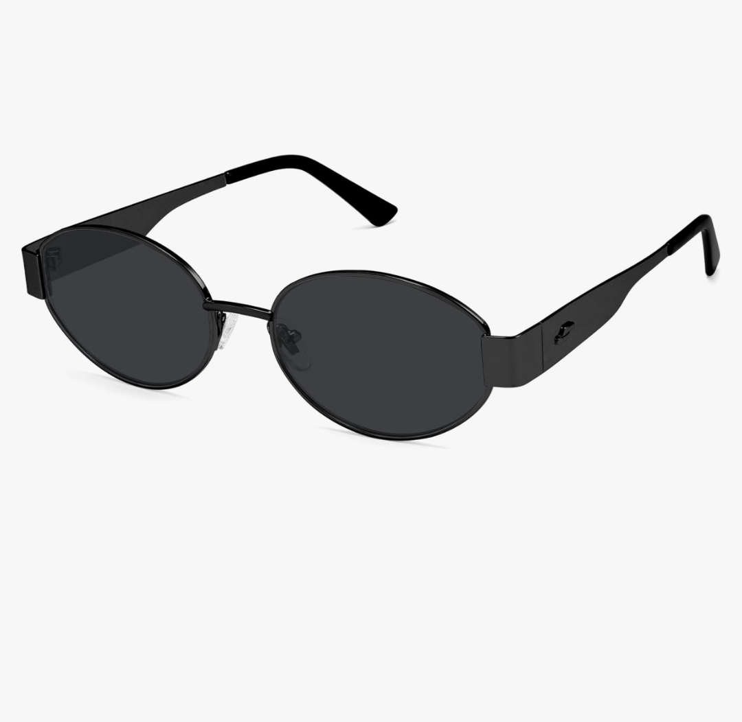 SOJOS Retro Oval Sunglasses for Women Trendy Classic Shades UV400 Protection SJ1217