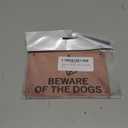 Beware of the Dogs Sign (German Shepherd) - Easy to See Warning, Indoor/Outdoor Notice, Deterrent Sign (Gold/Silver/Copper) (Copper)