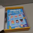 8 Pieces Magic Grooved Writing Practice Books Disappearing Ink Pens Reusable Groove Workbooks Tracing Handwriting Practice Without Tears for Kids Kindergarten Preschool Supplies, 10.2 x 7.3inch